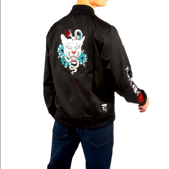 Puma Hacked Japanese Chopper Satin Bomber Jacket - Picture 1 of 11